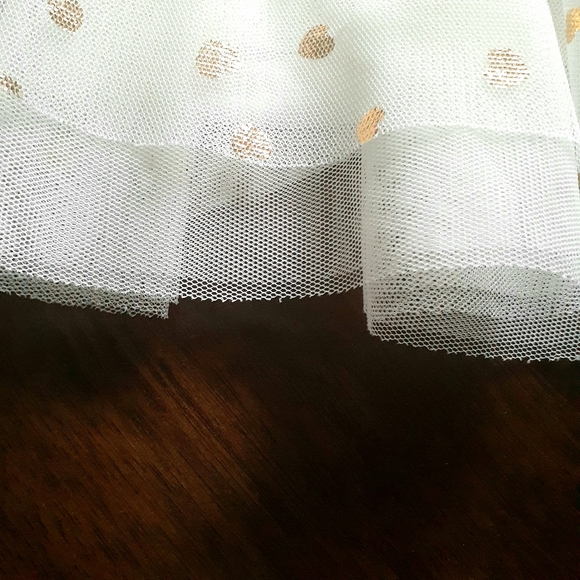 3/$25 Off-White Tulle A-line Baby Starters Dress - Picture 7 of 8